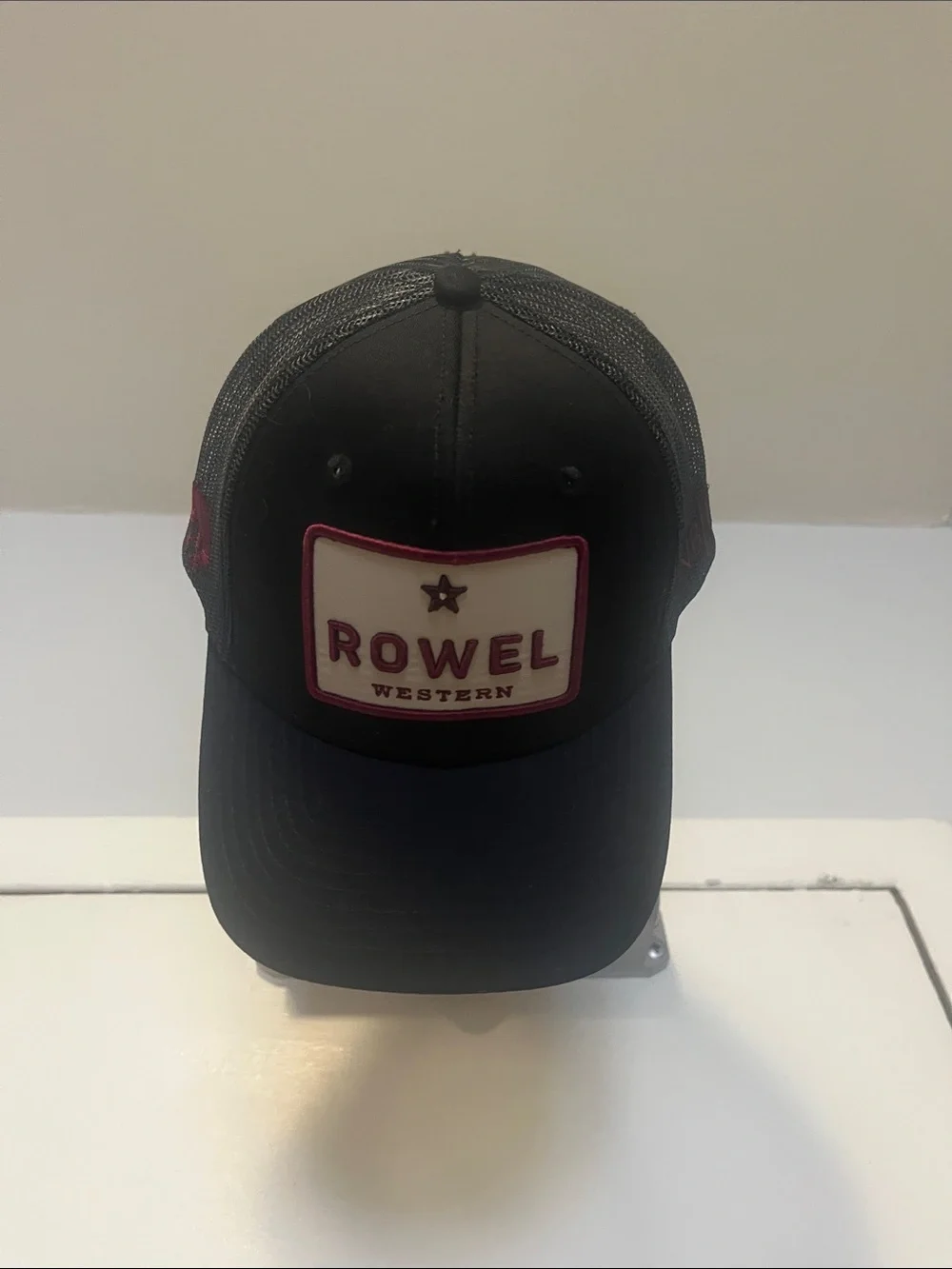 Rowel Black Trucker Hat